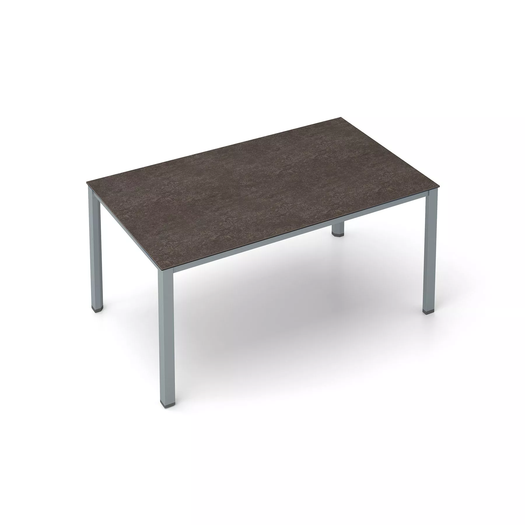 Kettler Cubic Tischsystem Gartentisch Aluminium/Keramik grau-taupe – Bild 5