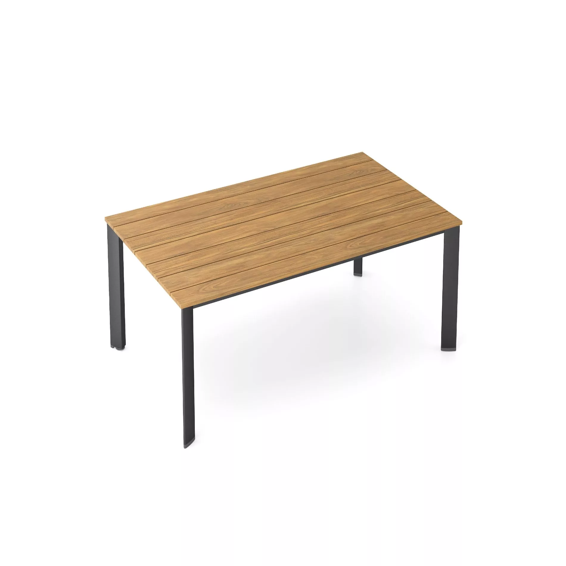 Kettler Edge Tischsystem Gartentisch Aluminium/Teak