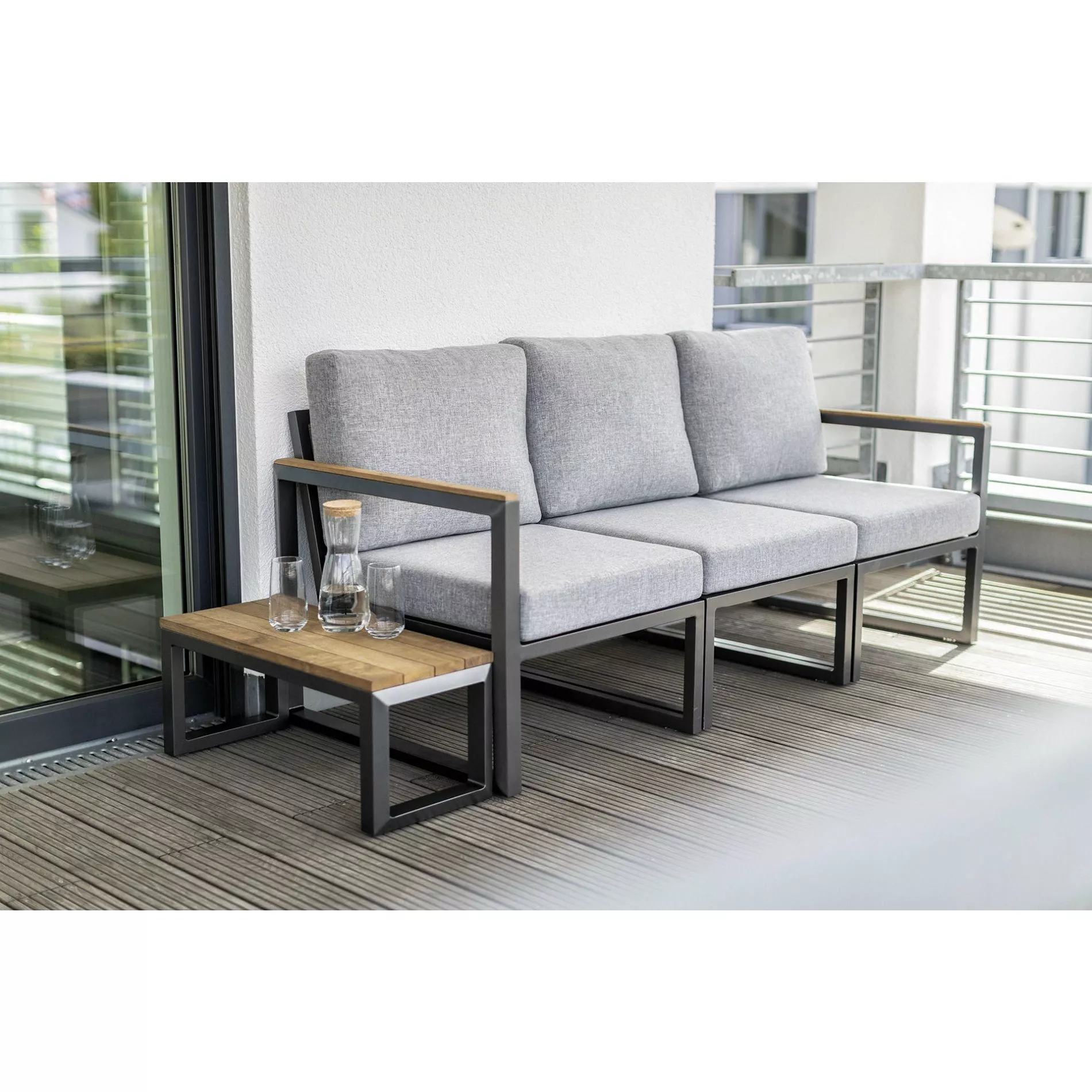 Kettler Ocean Skid City Line Loungeset 4-teilig
