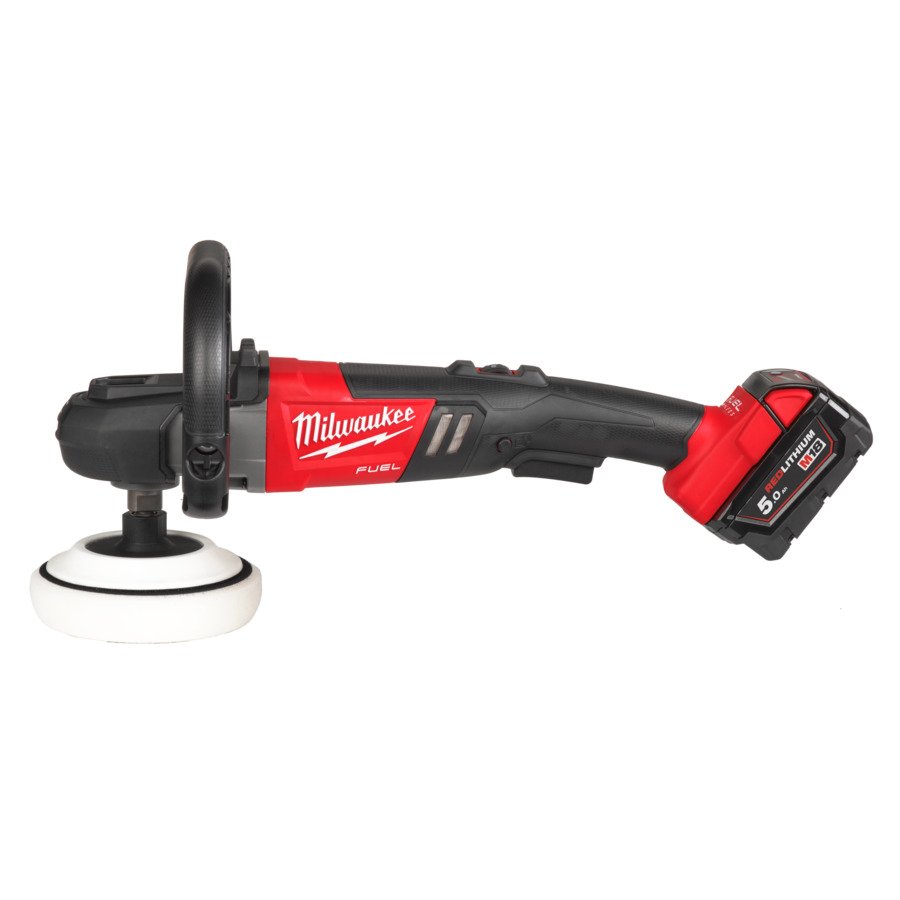 Milwaukee Akku-Polierer M18 FAP180 FUEL™ – inkl. 2x 5,0Ah Akkus und Schnellladegerät