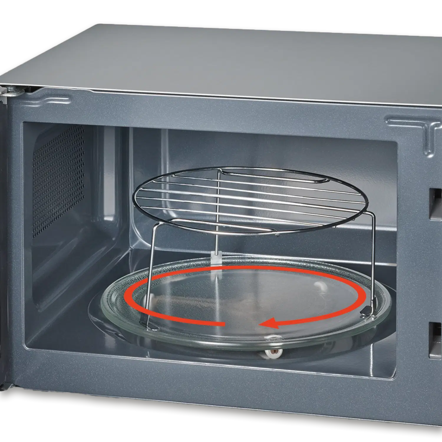 Microonde 3 in 1 con funzione grill e aria calda