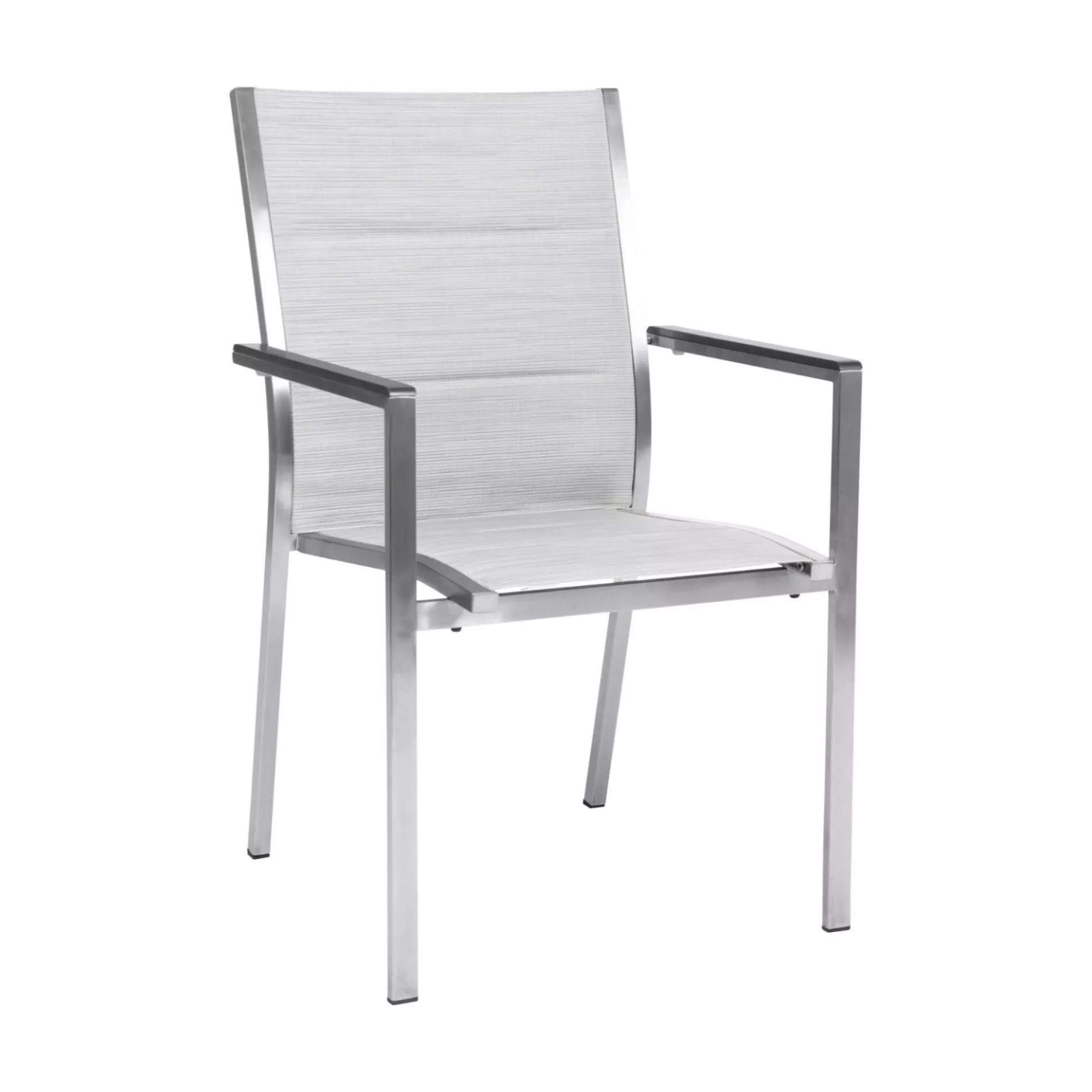 Stern Gartenmöbel-Set mit Stuhl Cardiff und Tisch Classic Edelstahl/HPL 7-teilig